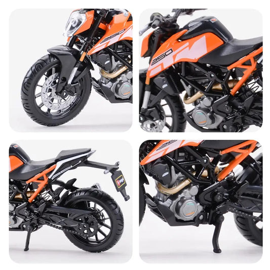 Bburago 1:18 Motorcycle Model KTM 250 Duke Diecast Toy Model Motorcycles Alloy Motorcycle Model