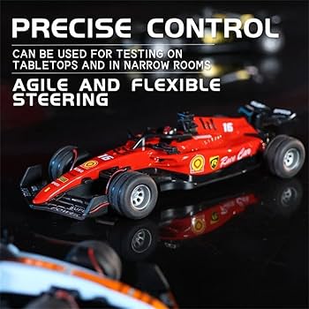 F1 Mini RC Toy Car 2.4 GHz APP Remote Control Car with Light and 3 Speed Modes 1:64 Scale Mini RC Car for Boys