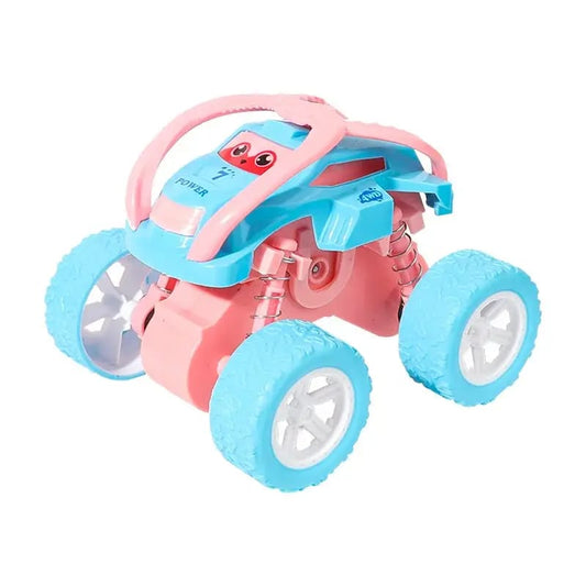Inertial Four-Wheel Drive Cartoon Toy Car for Boys