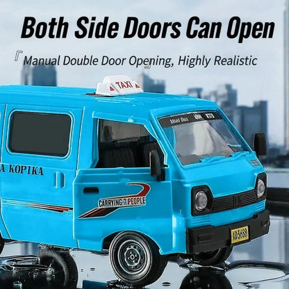 Remote Control Taxi Van for Kids pray RC Taxi with LED Lights