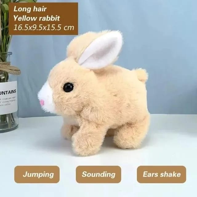 Multicolor Plush Rabbit Toy for Kids