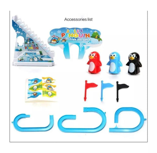 Jolly Penguin Frisbee Toy with LED Lights & Music