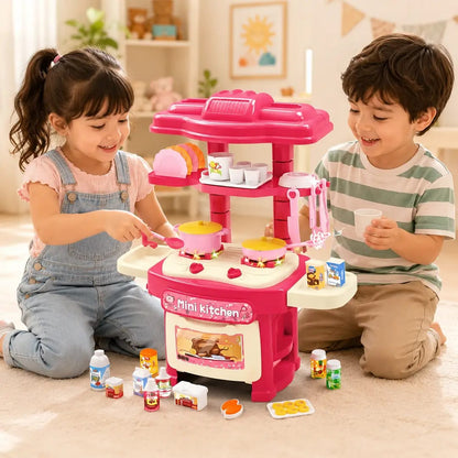 Girl's playing Kitchen Set