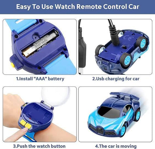 TN Alloy Mini Racing Car Watch Remote Control Small and Convenient RC Cars Fun and Durable